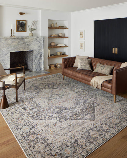 The Rug Corner Loloi II Monroe Charcoal / Multi
