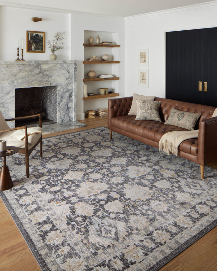 The Rug Corner Loloi II Monroe Charcoal / Natural