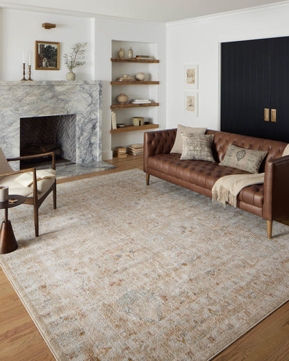The Rug Corner Loloi II Monroe Sand / Sunrise