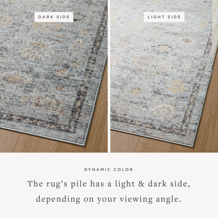 The Rug Corner Loloi II Monroe Sky / Gold