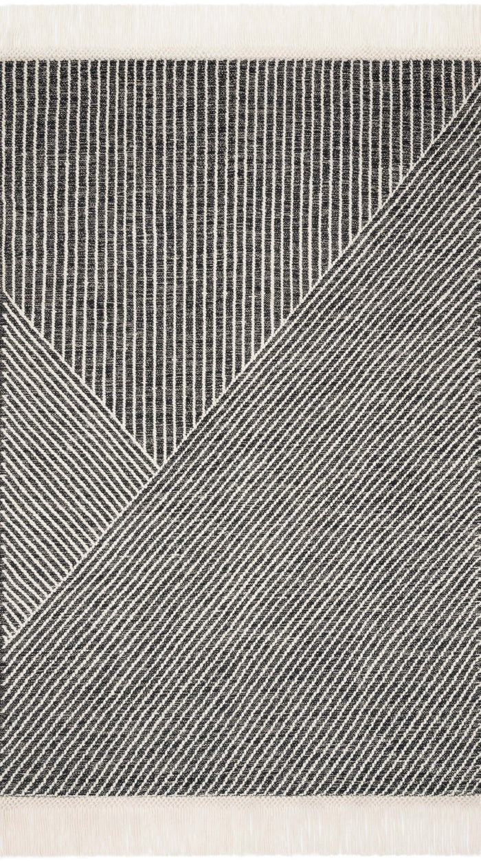 The Rug Corner Magnolia Home by Joanna Gaines x Loloi Newton Charcoal / Ivory