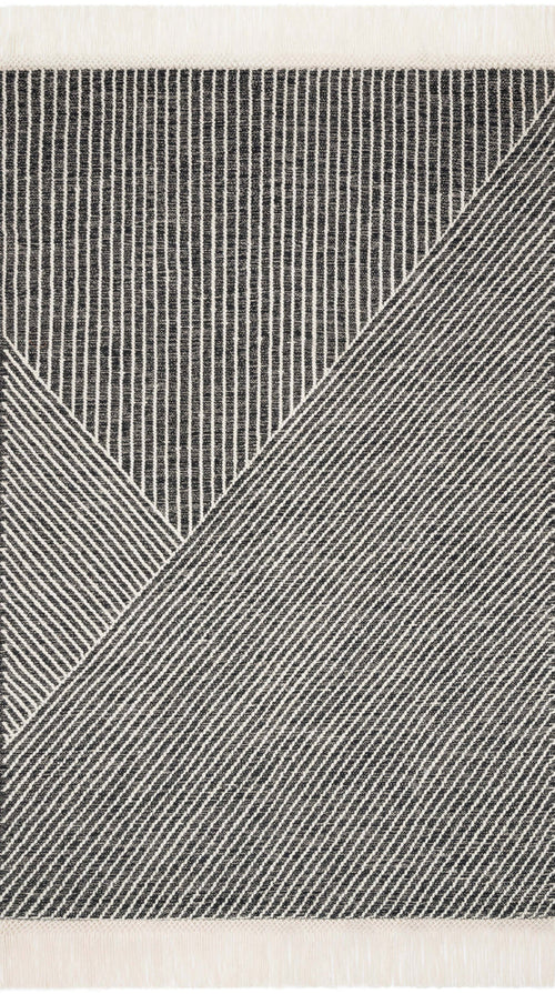 The Rug Corner Magnolia Home by Joanna Gaines x Loloi Newton Charcoal / Ivory