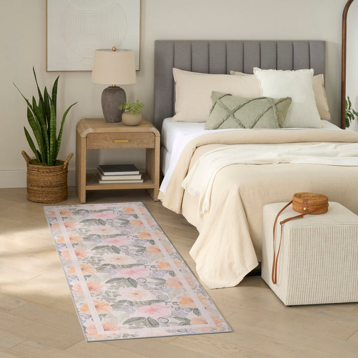 The Rug Corner Nourison Home Nourison Home - Botanical Washables Beige/Multi Area Rug BOT01