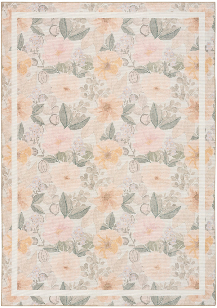 The Rug Corner Nourison Home Nourison Home - Botanical Washables Beige/Multi Area Rug BOT01