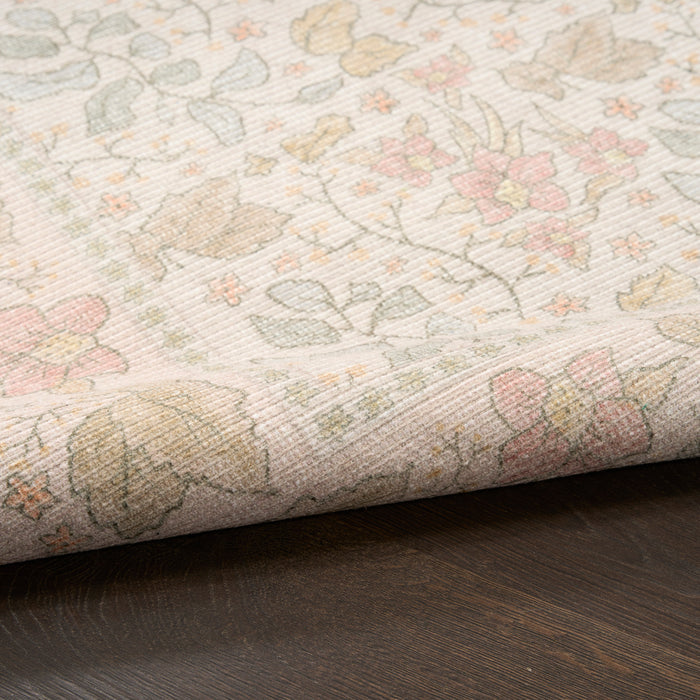 The Rug Corner Nourison Home Nourison Home - Botanical Washables Beige/Multi Area Rug BOT03
