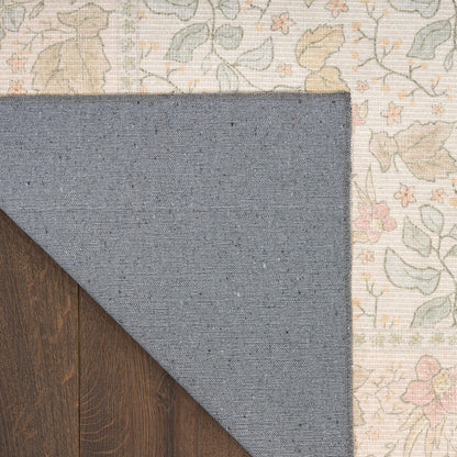The Rug Corner Nourison Home Nourison Home - Botanical Washables Beige/Multi Area Rug BOT03