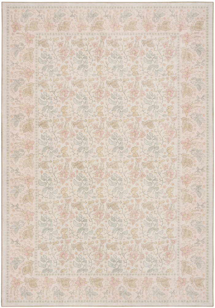 The Rug Corner Nourison Home Nourison Home - Botanical Washables Beige/Multi Area Rug BOT03