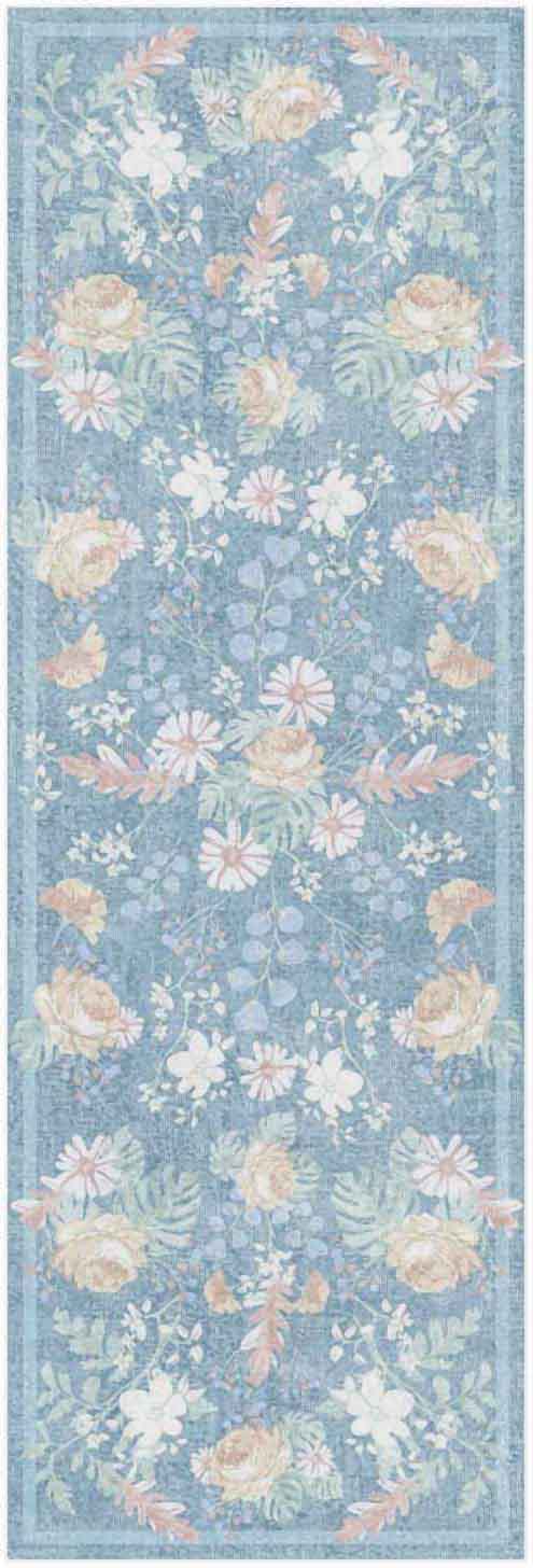 The Rug Corner Nourison Home Nourison Home - Botanical Washables Blue/Multi Area Rug BOT02
