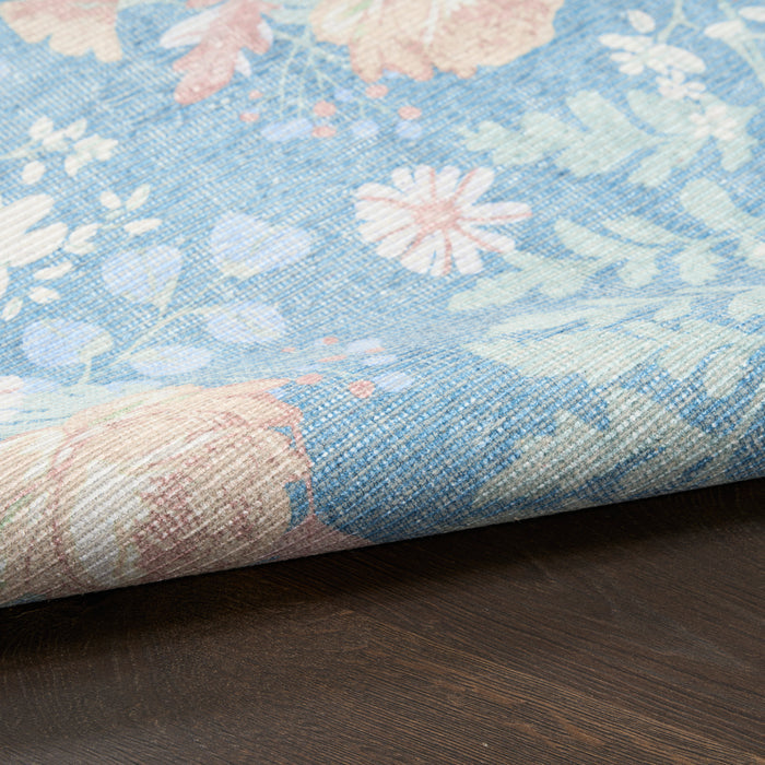 The Rug Corner Nourison Home Nourison Home - Botanical Washables Blue/Multi Area Rug BOT02