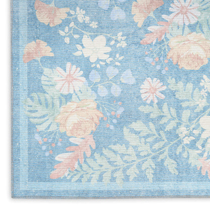 The Rug Corner Nourison Home Nourison Home - Botanical Washables Blue/Multi Area Rug BOT02