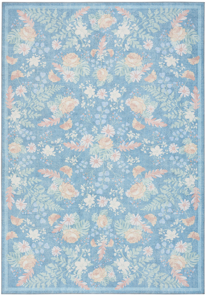 The Rug Corner Nourison Home Nourison Home - Botanical Washables Blue/Multi Area Rug BOT02
