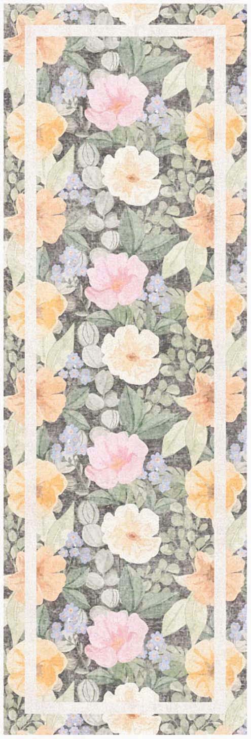 Nourison Home - Botanical Washables Champagne/Multi Area Rug BOT01