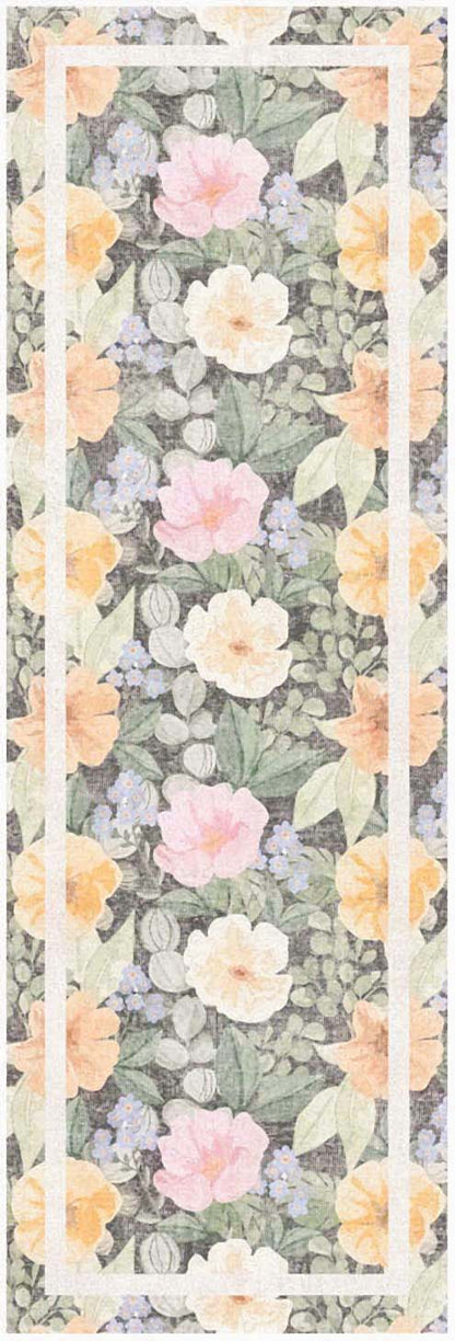 Nourison Home - Botanical Washables Champagne/Multi Area Rug BOT01