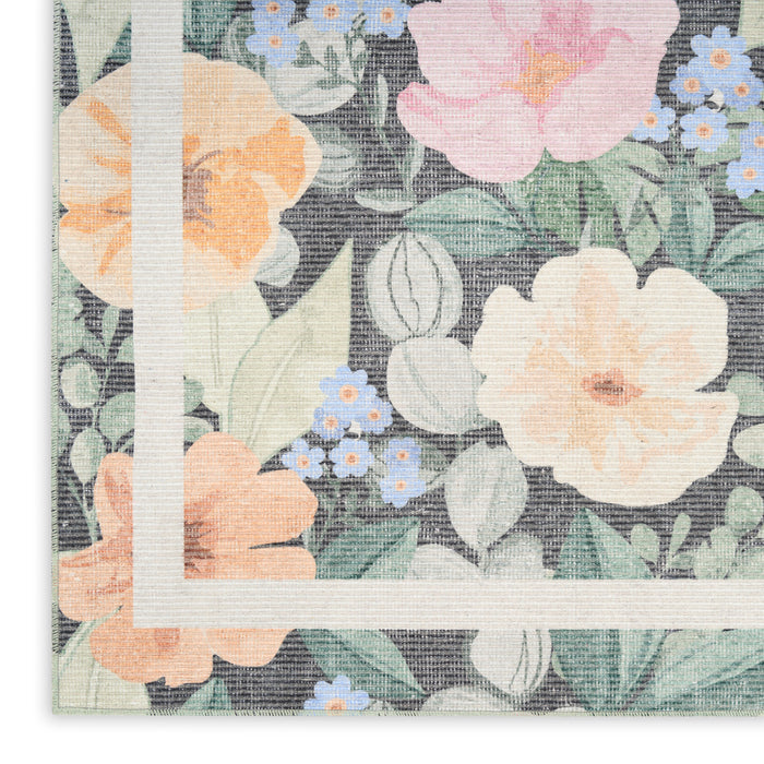 Nourison Home - Botanical Washables Champagne/Multi Area Rug BOT01