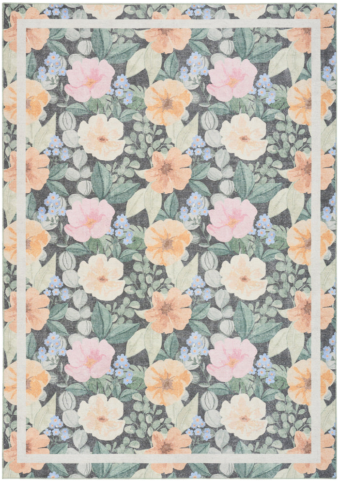 Nourison Home - Botanical Washables Champagne/Multi Area Rug BOT01