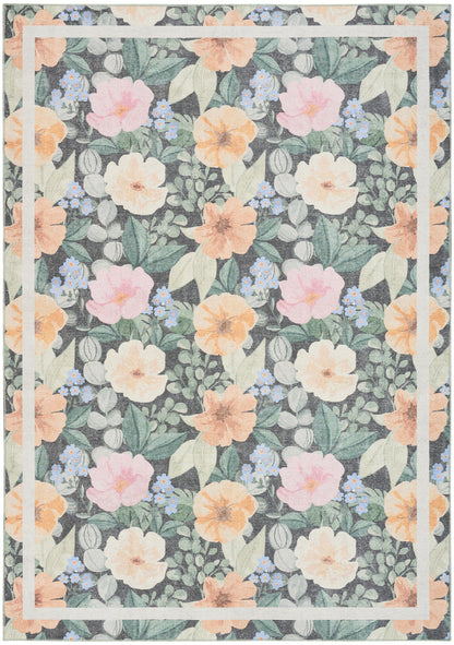Nourison Home - Botanical Washables Champagne/Multi Area Rug BOT01