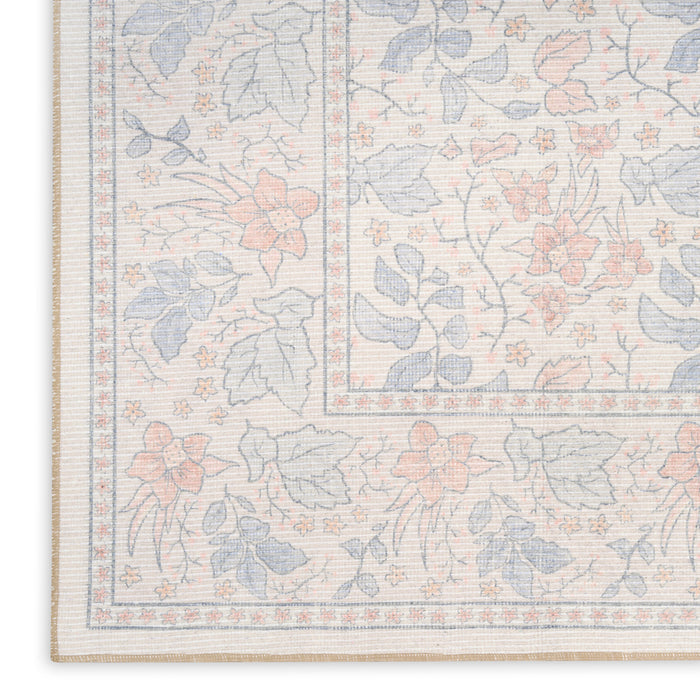 The Rug Corner Nourison Home Nourison Home - Botanical Washables Ivory/Multi-Color Area Rug BOT03
