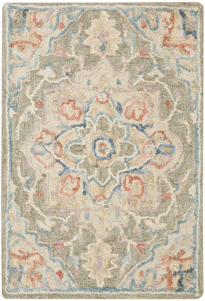 Nourison Home - Maison Green/Ivory Area Rug MSO06