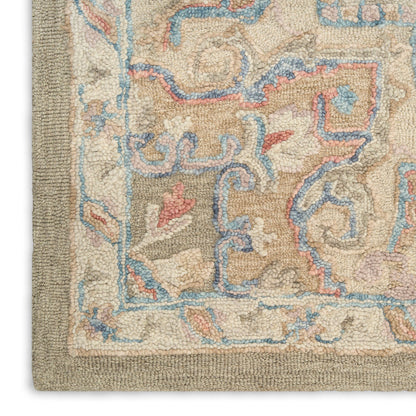 Nourison Home - Maison Green/Ivory Area Rug MSO06