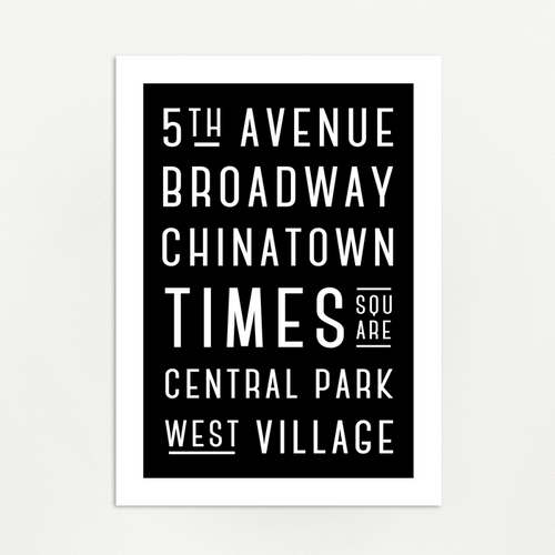NY Subway Sign