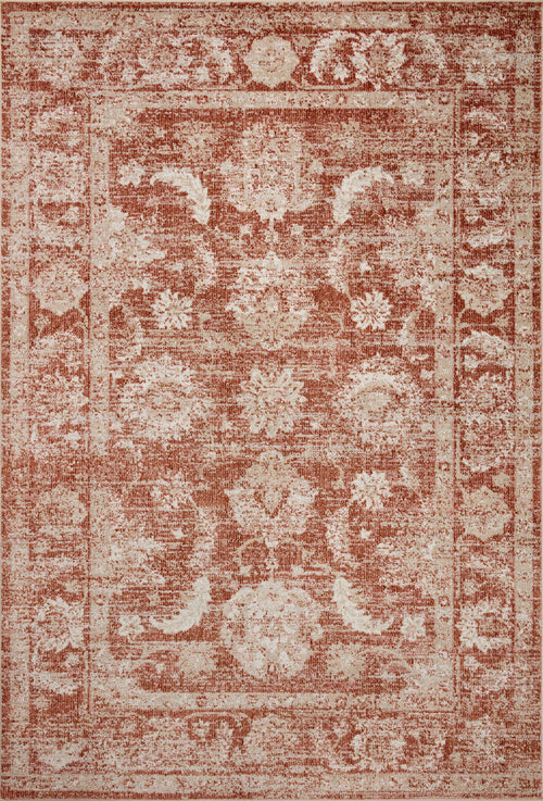 The Rug Corner Loloi II Odette Rust / Ivory