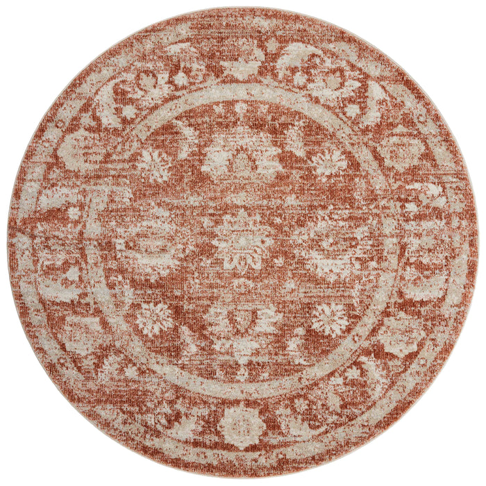 The Rug Corner Loloi II Odette Rust / Ivory