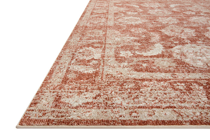 The Rug Corner Loloi II Odette Rust / Ivory