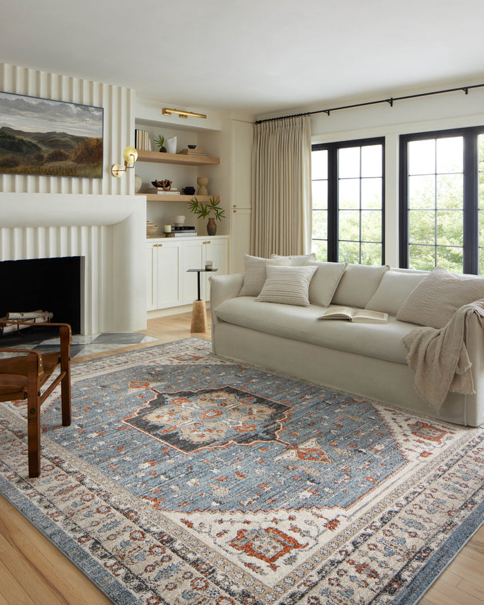 The Rug Corner Loloi II Odette Sky / Multi