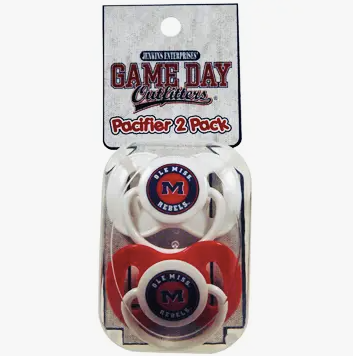 Ole Miss Pacifier Set