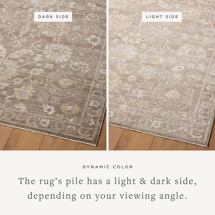The Rug Corner Magnolia Home by Joanna Gaines x Loloi Pace Taupe / Wheat
