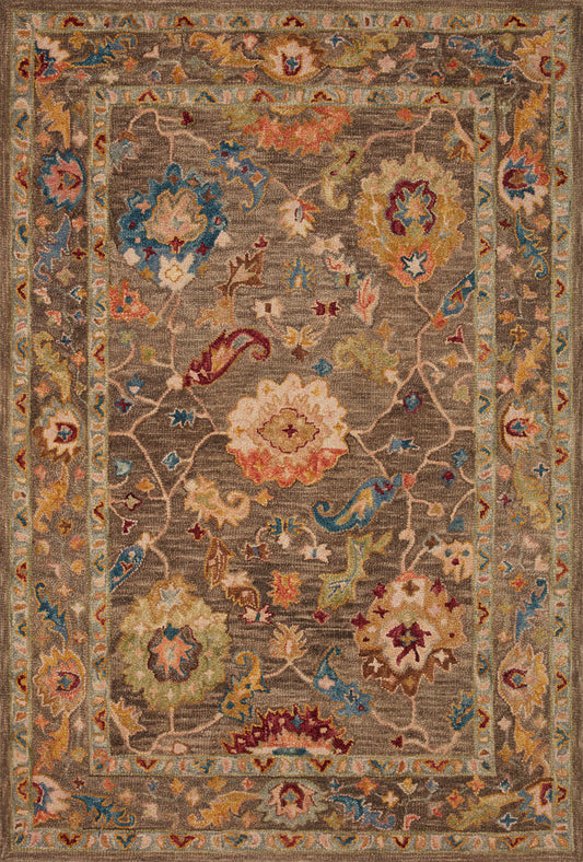 The Rug Corner Loloi Padma Charcoal / Multi