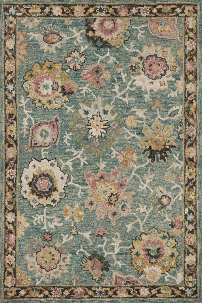 The Rug Corner Loloi Padma Teal / Multi