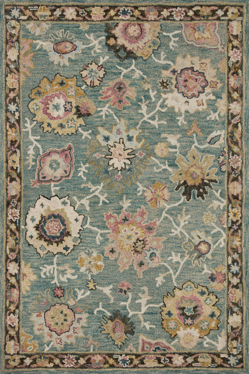 The Rug Corner Loloi Padma Teal / Multi