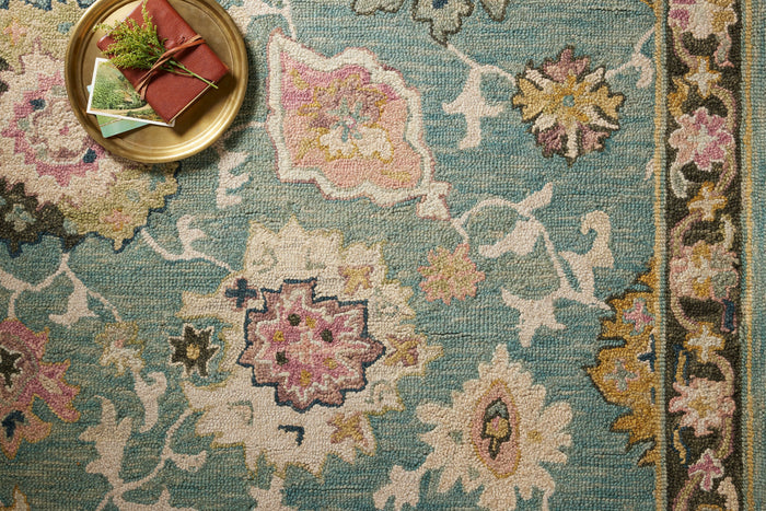 The Rug Corner Loloi Padma Teal / Multi