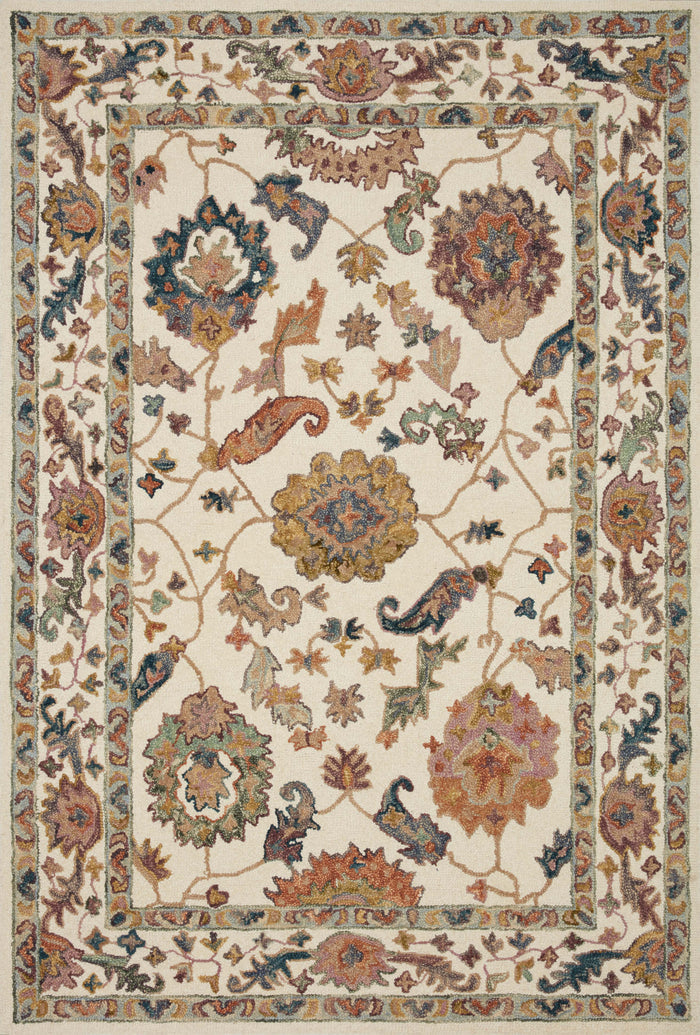 The Rug Corner Loloi Padma White / Multi