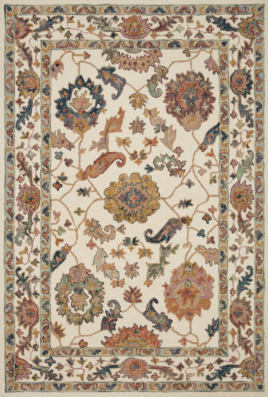 The Rug Corner Loloi Padma White / Multi