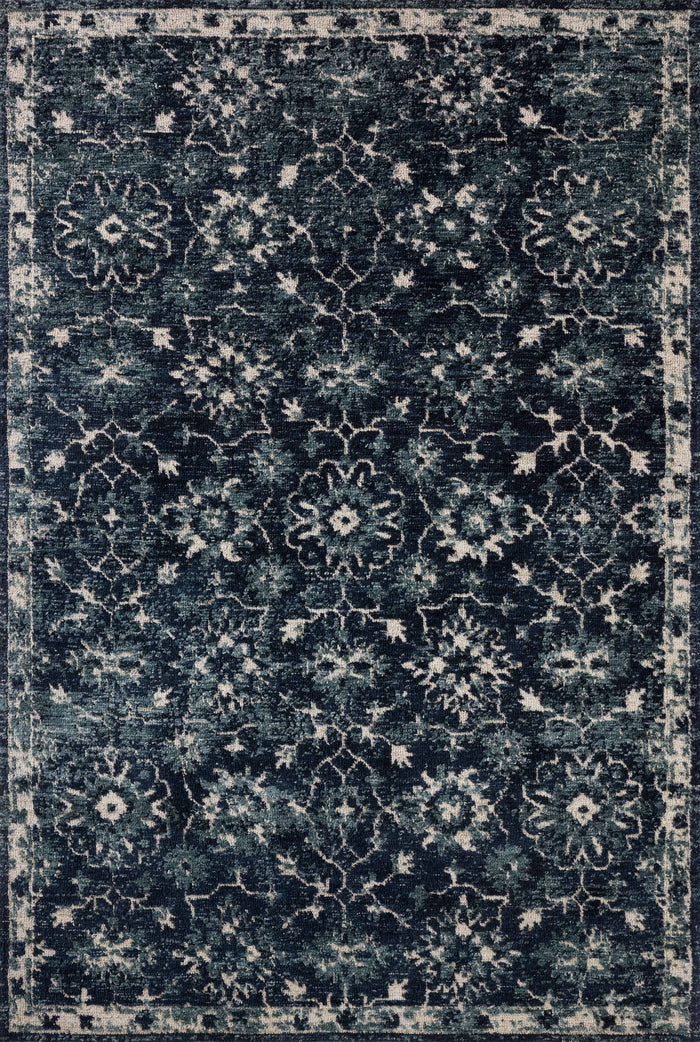 The Rug Corner Loloi II Percival Navy / Ivory