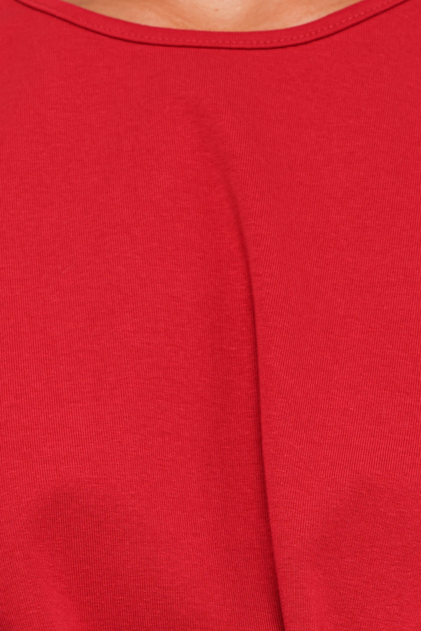 Kathy Tie Front Top - Red