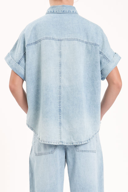 Shore Button Front Shirt - Wild Card