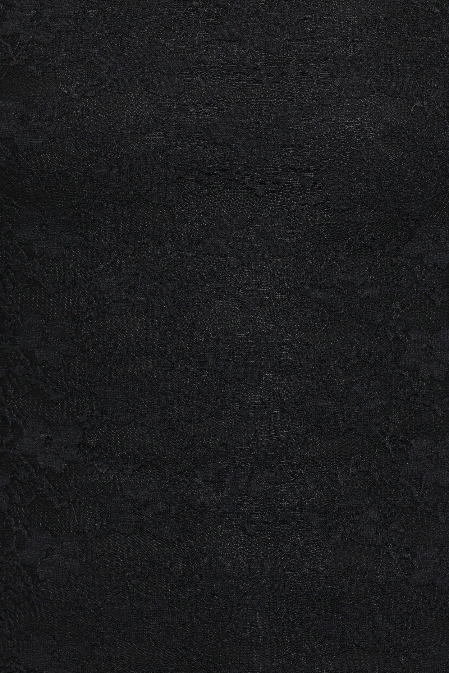 Skyler Square Neck Stretch Lace Top - Black