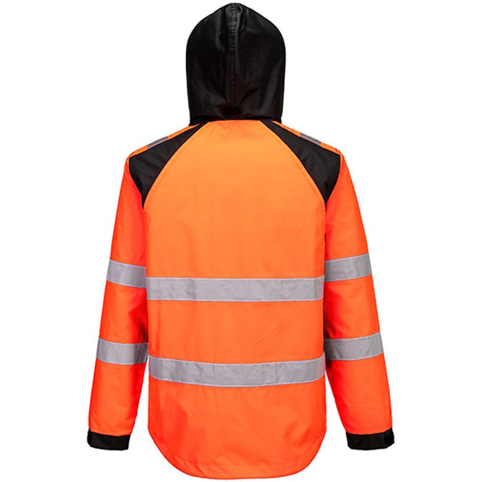 Portwest CD860 WX2 Orange Eco Friendly Waterproof Hi Vis Rain Jacket