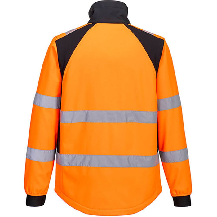 Portwest CD875 WX2 Orange Eco Friendly Hi Vis Softshell Jacket (2L)