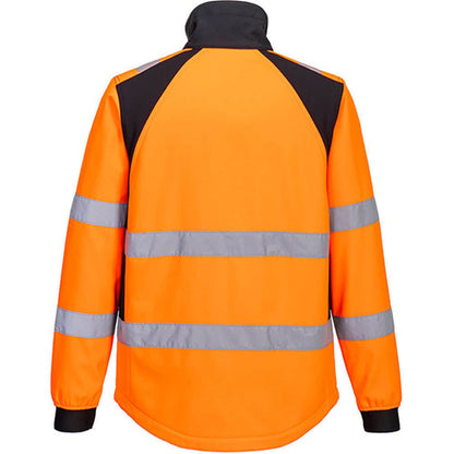 Portwest CD875 WX2 Orange Eco Friendly Hi Vis Softshell Jacket (2L)