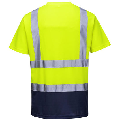 Portwest S378 Yellow/Navy Hi Vis Two Tone T-shirt