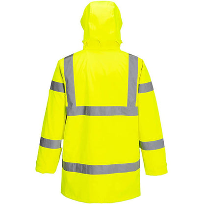 Portwest S599 Yellow Extreme Waterproof Breathable Hi Vis Rain Jacket (3L)