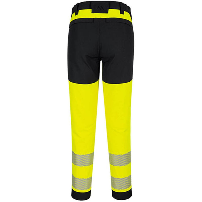 Portwest T140 PW3 Yellow Stretch Hi Vis Trouser