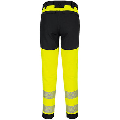 Portwest T140 PW3 Yellow Stretch Hi Vis Trouser