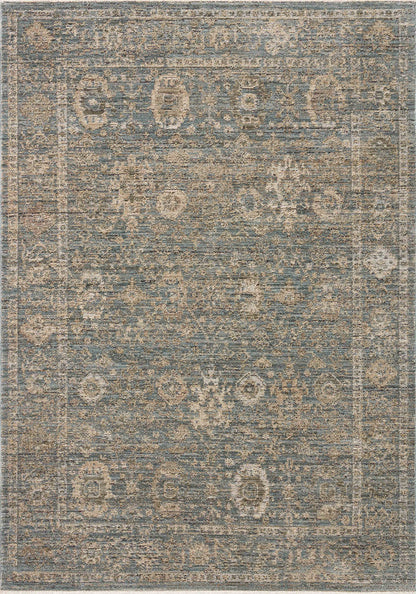 The Rug Corner Loloi Priscilla Blue / Sand