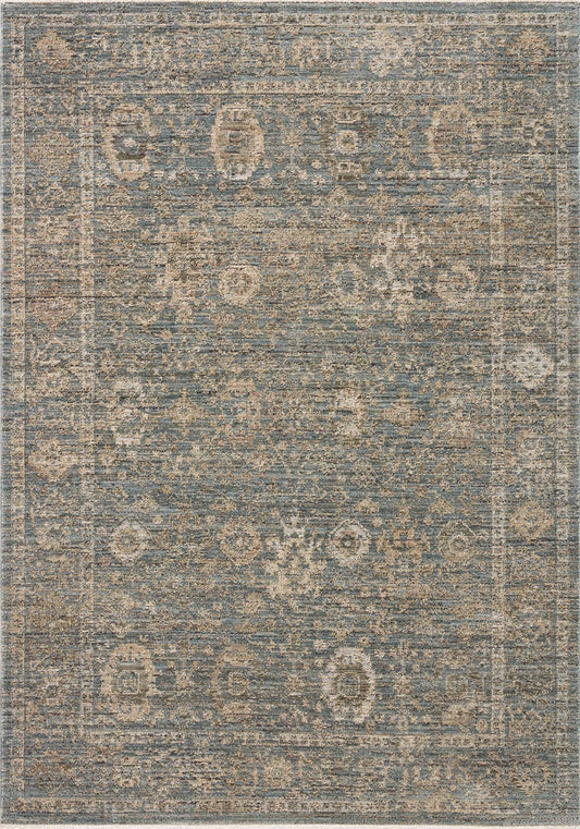 The Rug Corner Loloi Priscilla Blue / Sand