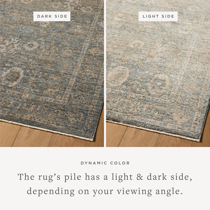 The Rug Corner Loloi Priscilla Blue / Sand